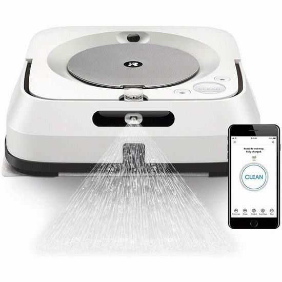  历史新低！iRobot Braava Jet M6 6110 智能擦地拖地机器人5.7折 349.89加元包邮！