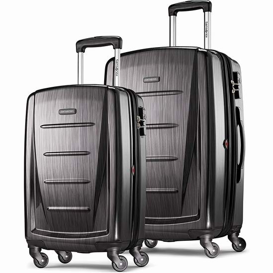  Samsonite 新秀丽 Winfield 2 全PC 20/24英寸拉杆行李箱2件套 177.02加元包邮！