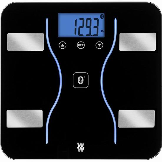  历史最低价！WW Scales by Conair 智能蓝牙无线 体脂/体重秤5.2折 39加元包邮！