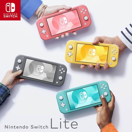 Nintendo 任天堂Switch Lite 便携式掌上游戏机239.95加元包邮！2色可选