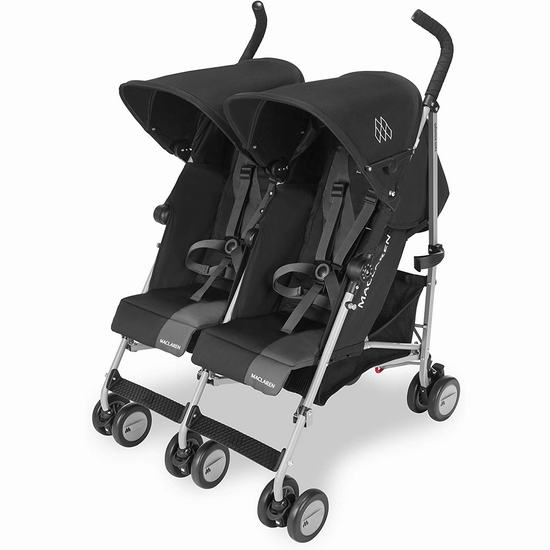  历史新低！Maclaren 英国玛格罗兰 Twin Triumph 极致轻便 双人婴儿推车 335.85加元包邮！