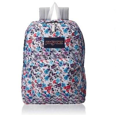  JanSport Superbreak 印花双肩包 22.3加元，原价 39.99加元