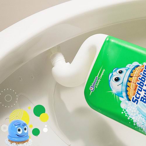  Scrubbing Bubbles弯嘴漂白凝胶马桶清洁剂 710毫升 4.48加元