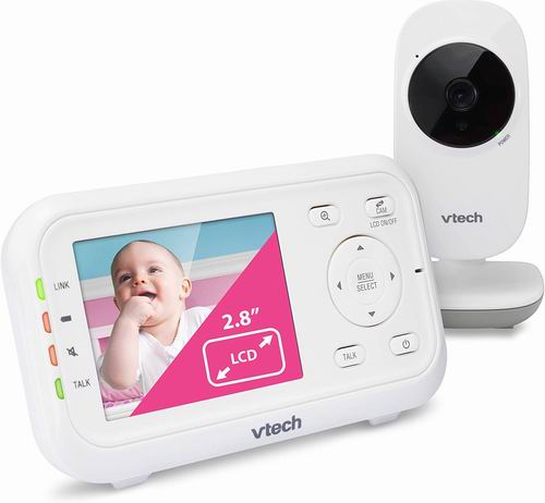  VTech 伟易达VM3252 2.8英寸无线婴儿监视器 7.2折 83.51加元，原价 116.04加元，包邮