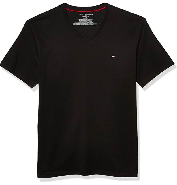  Tommy Hilfiger 男士V领Tee  12.96加元起，原价 20.9加元