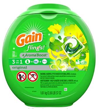  Gain 速溶果冻洗衣球72个 15.39加元，原价 19.99加元