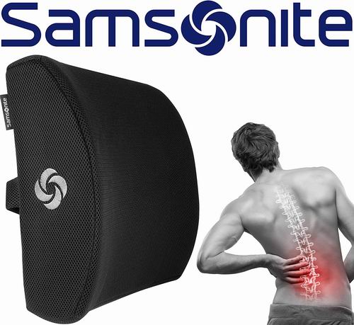  Samsonite 记忆棉靠垫/腰部支撑 保持背部健康 26.33加元！