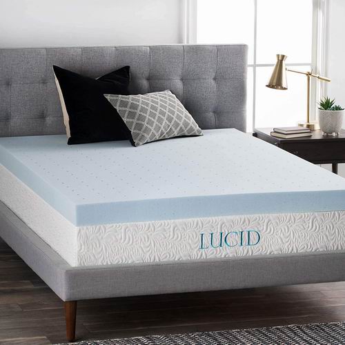  Lucid 4英寸 Queen 凝胶记忆海绵床垫 155.79加元，原价 199.72加元，包邮