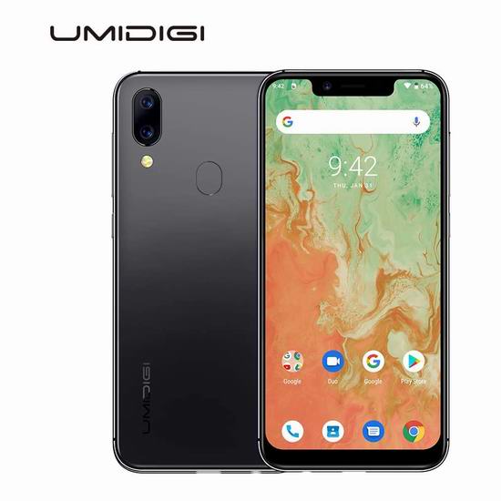  历史新低！2020版 UMIDIGI 优米 A3X 5.7英寸 双卡双待双4G 人脸解锁 智能手机（3GB+16GB） 118.99加元包邮！2色可选！