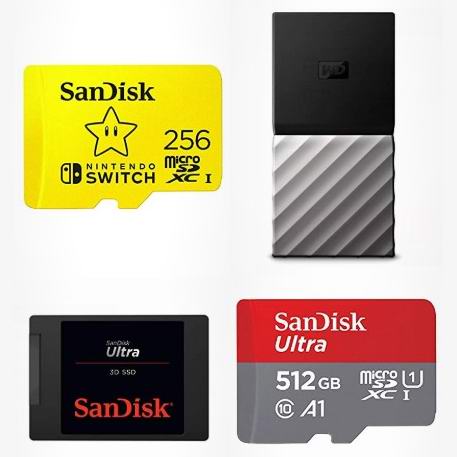  金盒头条：精选多款 Sandisk 固态硬盘、移动硬盘、SD卡、TF卡、U盘6.8折起！