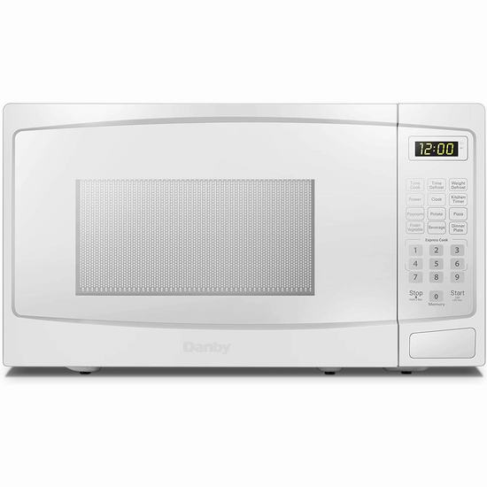  历史最低价！Danby DBMW0720BWW 0.7 Cu.Ft. 白色时尚微波炉 89.98加元包邮！