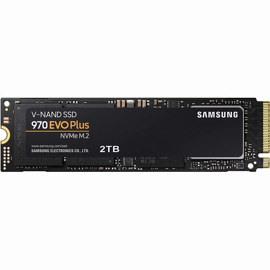  Samsung 三星 970 EVO Plus 2TB PCIe NVMe SSD 固态硬盘 259.99加元（原价 419.99加元）+包邮！