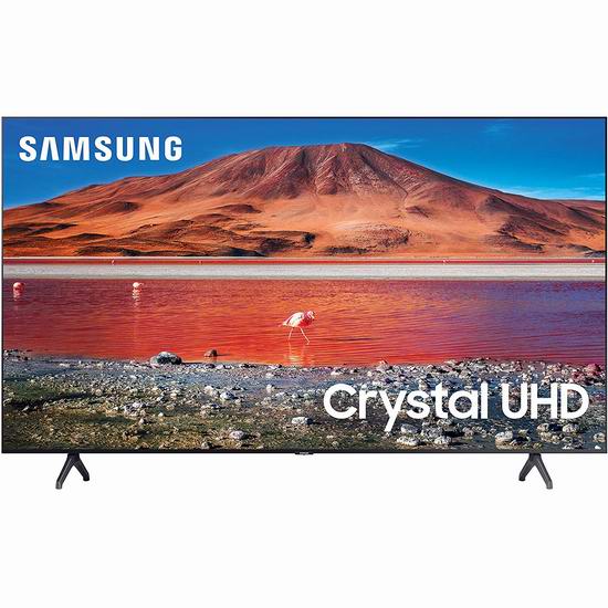  历史新低！Samsung 三星 TU7000 4K超高清 HDR 58英寸智能电视 598加元包邮！