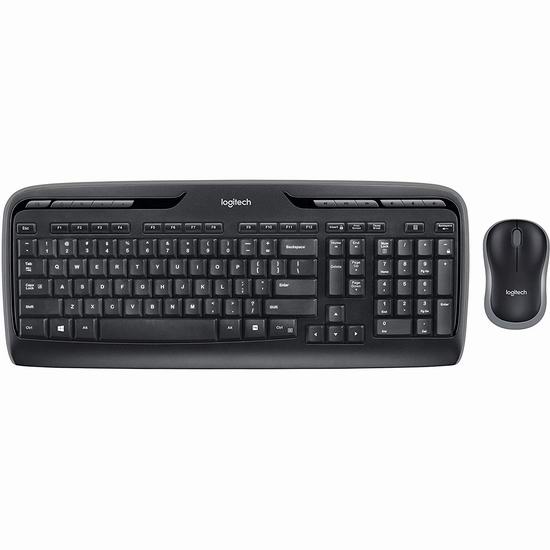  Logitech 罗技 MK320 无线键盘鼠标套装6.7折 39.99加元包邮！