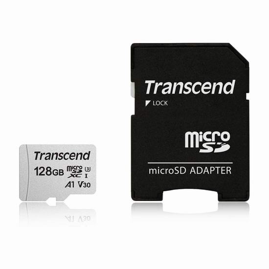  历史最低价！Transcend 创见 超耐用 128GB UHS-I U3 microSD储存卡 19.98加元！