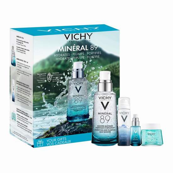  抢！Vichy 薇姿赋能89号微精华露 /火山能量瓶超值装（价值60加元）购2套单价变相19.5加元+送价值15加元焕活晚霜！