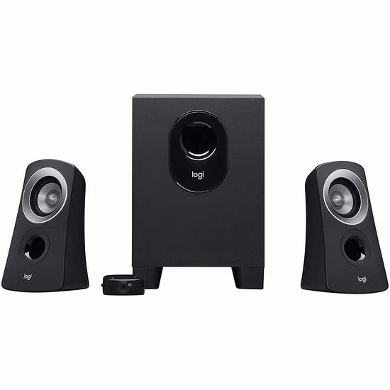  Logitech 罗技 Z313 2.1声道 低音炮 电脑音箱 49.99加元包邮！