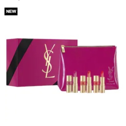  YSL 迷你圆管唇膏3支 55加元（价值 99加元），含经典12/45/49色