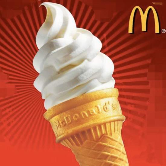  McDonald's 麦当劳 夏日活动，圆筒冰淇淋$1，饮料$1！