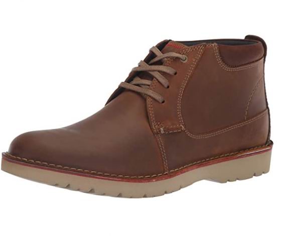  Clarks Vargo Mid男士短靴 55.94加元（9码），原价 129.03加元，包邮