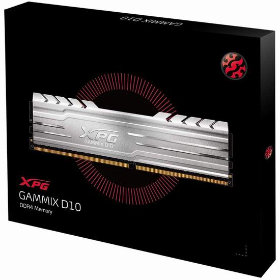  XPG Gammix D10 3000MHz 16GB (2x8GB) DDR4台式机内存 69.99加元包邮！