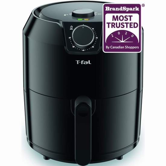  T-Fal EY201850 XL 4.2升 健康无油快速空气炸锅6.4折 79.98加元（原价 124.99加元）