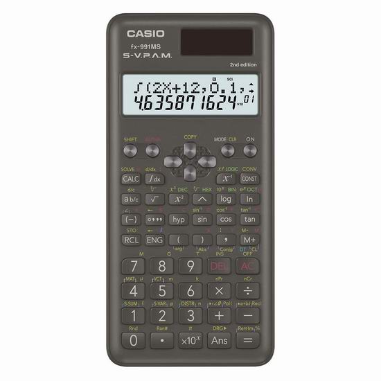  Casio 卡西欧 FX991MSPLUS2 工程/科学计算器5.9折 11.93加元！