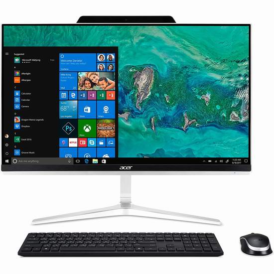  Acer 宏碁 Aspire Z24-890-UA91 AIO 23.8英寸 全高清 超薄零边框 台式电脑一体机 940.26加元包邮！