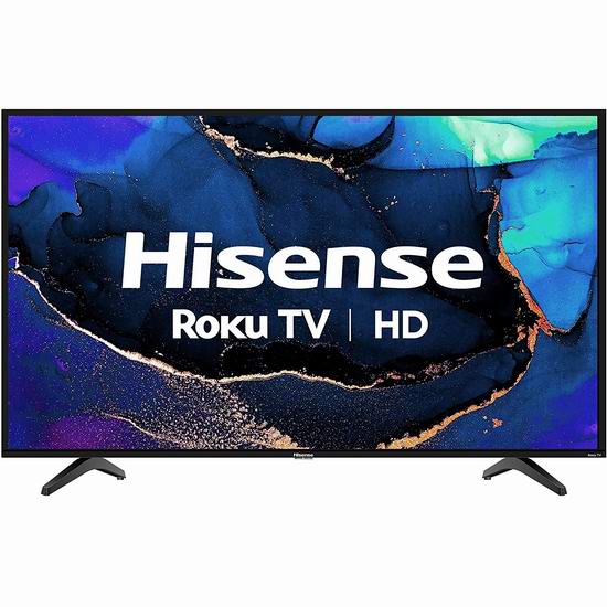  历史新低！新品 Hisense 海信 32H4G 32英寸 720P Roku 智能电视 189.99加元包邮！