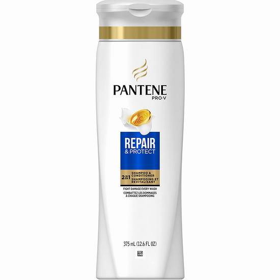  Pantene 潘婷 Pro-V Repair & Protect 洗护二合一 洗发水（375ml） 3.76加元