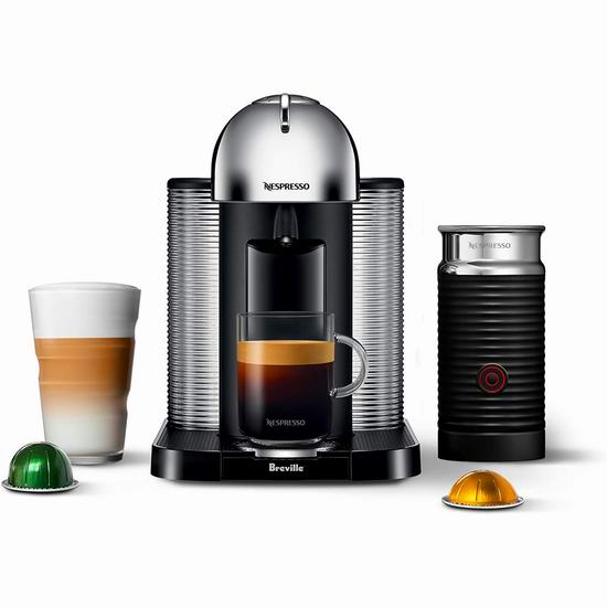  Nespresso Vertuo 胶囊咖啡机+奶泡机套装5.3折 169加元包邮！
