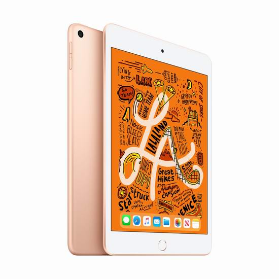  Apple iPad mini 5 64GB 7.9英寸 玫瑰金平板电脑 399加元包邮！