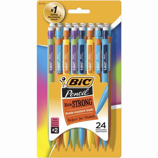  历史最低价！BIC Pencil Xtra Strong 自动铅笔24支超值装3.1折 5.97加元！