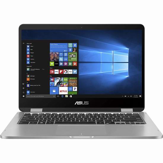  历史最低价！Asus 华硕 VivoBook Flip 14英寸 触摸屏 变形笔记本电脑（4GB, 128GB） 379加元包邮！