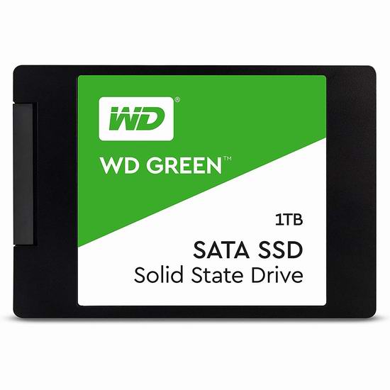  历史新低！WD Green 西数 绿盘 WDS100T2G0A 1TB SSD 固态硬盘 119.99加元包邮！