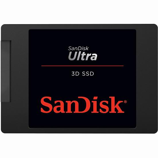  SanDisk 闪迪 Ultra 3D NAND 2TB 至尊高速 3D 固态硬盘 254.34加元包邮！