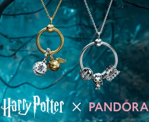  Pandora X 《哈利波特》联名系列全场6.5折，粉丝们抢起来！串起妙丽、荣恩、多比，麻瓜也能戴