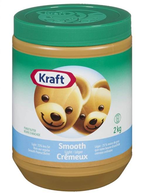  Kraft 天然花生酱 2公斤 7.54加元，原价 8.97加元