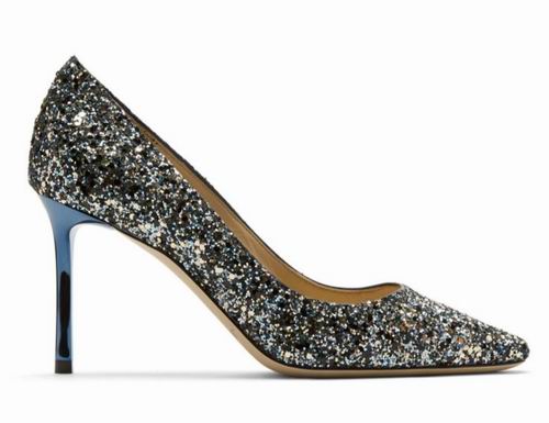  手慢无！Jimmy Choo  Romy 85亮片高跟鞋 380加元（7码），原价 825加元，包邮