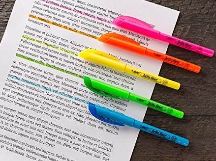  Bic BLP51W-Ast 荧光笔5支 2.16加元（原价 5.39加元）