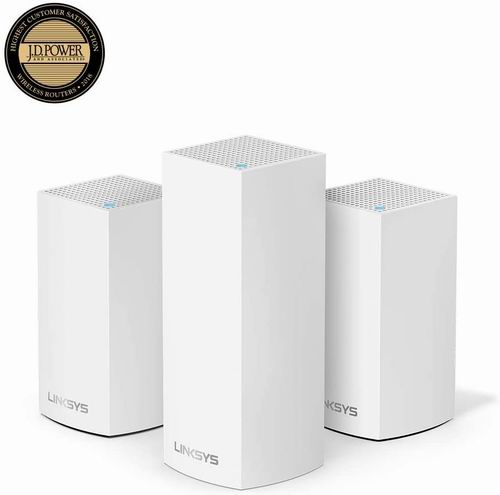  历史最低价！Velop AC4800 家庭网络无线路由器  3件套 5.4折 290加元（535加元），全面解决家庭无缝组网