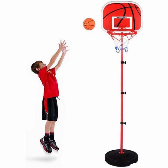 CAROSE 60-150CM 儿童成长型篮球架套装 23.98加元！