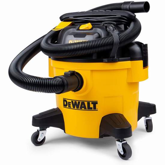  DeWALT 得伟 DXV06P 6加仑 三合一 吹扫/干湿吸尘器6.5折 86.99加元包邮！会员专享！