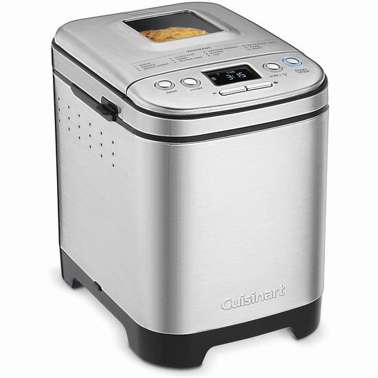 历史新低！Cuisinart 美膳雅 CBK-110C 不锈钢 全自动面包机4.4折 102.4加元包邮！