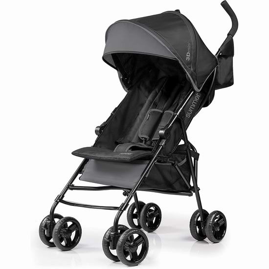 Summer Infant 3Dmini 超便携婴儿推车7.5折 59.97加元包邮！2色可选！