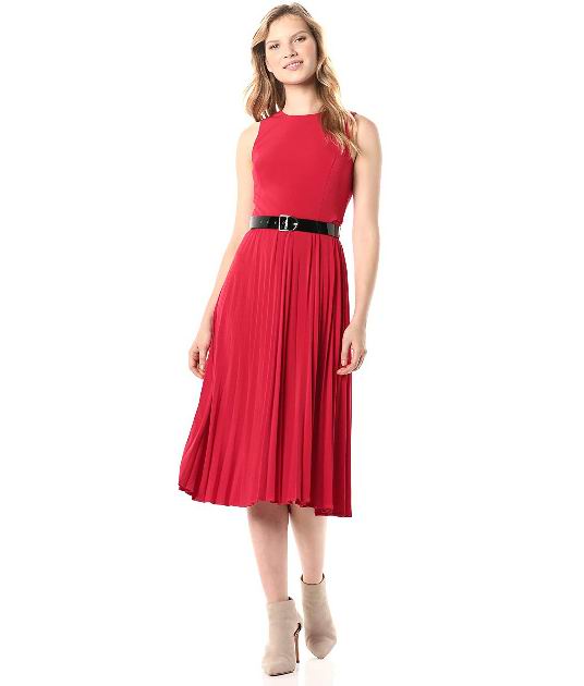  Tommy Hilfiger女士百褶连衣裙 55.07加元（2 size），原价 127.56加元，包邮