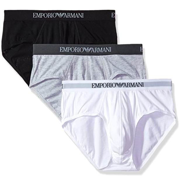 Emporio Armani 男士纯棉内裤 3件套 35.46加元，原价 51加元，包邮