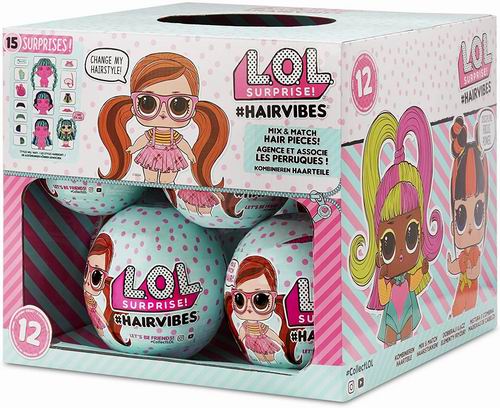  L.O.L. Surprise! 15种惊喜美发娃娃 13.77加元，原价 22.95加元