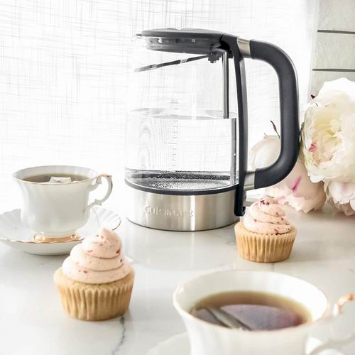 CUISINART GK-17C 1.7升玻璃电热水壶  59.97加元，原价 99.99加元，包邮