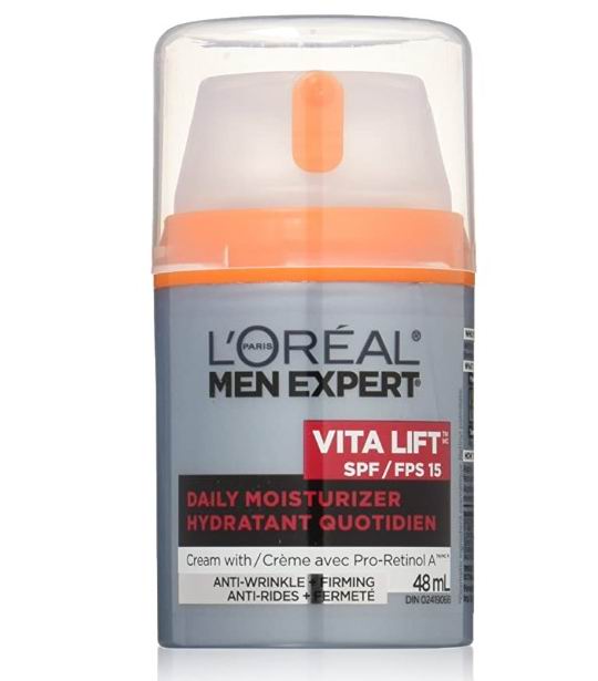  L'Oreal Paris 男士专家Vita Lift 保湿霜 SPF 15  10.41加元，原价 15.99加元